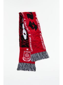 H&M - Men Red Jacquard-Knit Scarf