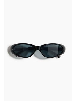 H&M - Women Black Oval Sunglasses
