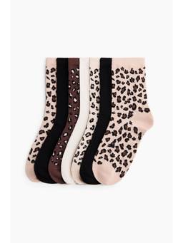 H&M - Women Multi-Color 7-Pack Socks