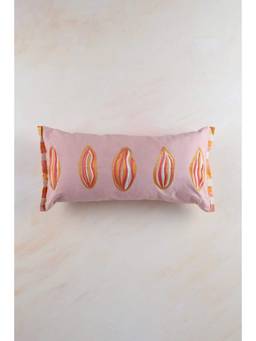 Freedom Tree - Kundu Cushion Cover Lt Pink (12x12 inches)