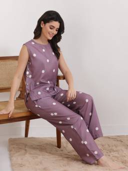 HOUSE OF COMFORT - Pastel Pop Purple Co-Ord Set