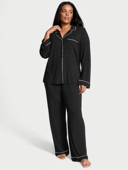Victoria's Secret - Black Modal Soft Long Shirt & Pajama (Set of 2)