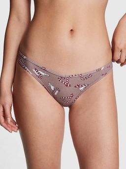 Victoria's Secret - PINK Cotton Thong Panty - Brown