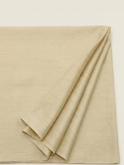 Banka Silk - Beige Linen Silk Blend Dress Material