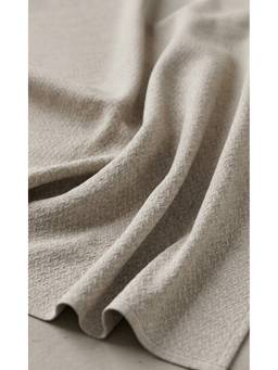 Banka Silk - Beige Linen Silk Blend - Elegant Luxe Weave Dress Material