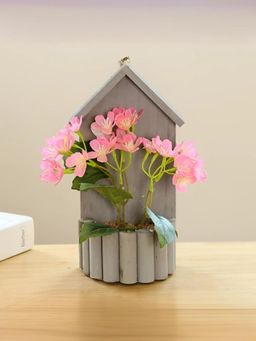 USHA SHRIRAM - Pink Spring Hydrangea Artificial Plant