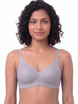 BLOSSOM - Women Medium Support Wire-Free Seamless Bra with Removable Padded Cups