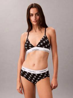 Calvin Klein - Black Logo Mid Rise Bikini-Brief