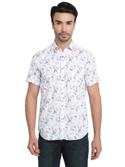 ColorPlus - White Pure Cotton Regular Fit Shirt