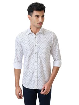 ColorPlus - White Pure Cotton Regular Fit Shirt
