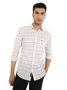 Park Avenue - White Pure Cotton Slim Fit Shirt