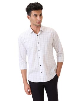 Park Avenue - White Pure Cotton Slim Fit Shirt