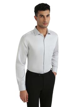 Park Avenue - Medium Grey Pure Cotton Regular Fit Shirt
