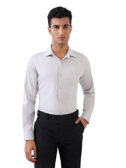 Park Avenue - Medium Grey Pure Cotton Regular Fit Shirt