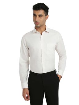 Park Avenue - Light Fawn Pure Cotton Regular Fit Shirt