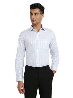 Park Avenue - Medium Blue Pure Cotton Regular Fit Shirt
