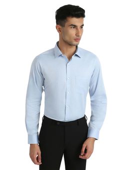 Park Avenue - Medium Blue Pure Cotton Regular Fit Shirt