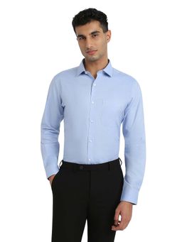 Park Avenue - Medium Blue Pure Cotton Regular Fit Shirt