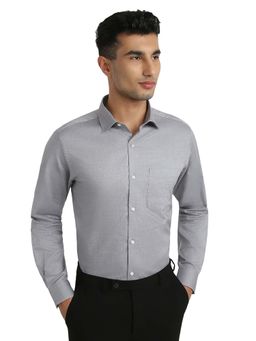 Park Avenue - Dark Grey Pure Cotton Regular Fit Shirt