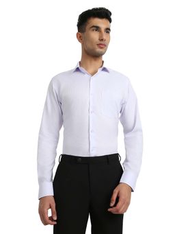 Park Avenue - Light Violet Pure Cotton Slim Fit Shirt