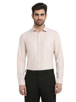 Park Avenue - Pink Cotton Blend Slim Fit Shirt