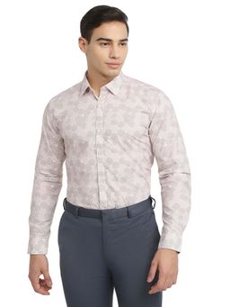 Raymond - Medium Brown Pure Cotton Regular Fit Shirt