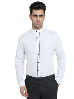 Raymond - White Pure Cotton Slim Fit Shirt