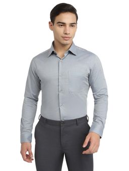 Raymond - Medium Grey Pure Cotton Slim Fit Shirt