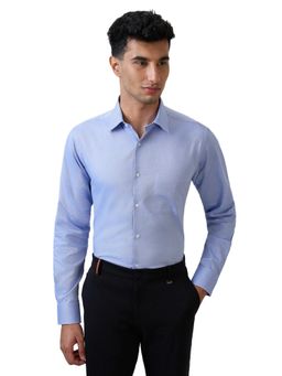 Raymond - Medium Blue Pure Cotton Slim Fit Shirt