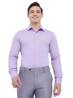 Raymond - Medium Violet Pure Cotton Slim Fit Shirt
