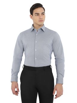 Raymond - Dark Blue Pure Cotton Slim Fit Shirt