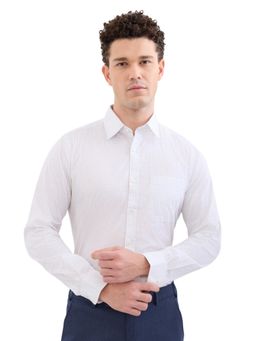 Raymond - White Pure Cotton Slim Fit Shirt