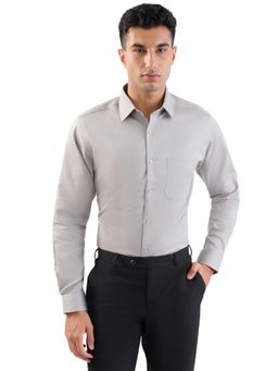 Raymond - Medium Grey Pure Cotton Slim Fit Shirt