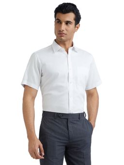 Raymond - White Pure Cotton Slim Fit Shirt