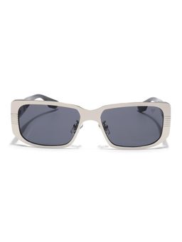 Voyage - Unisex Grey Lens with Silver Frame Rectangle Sunglasses (MG6897) (52)