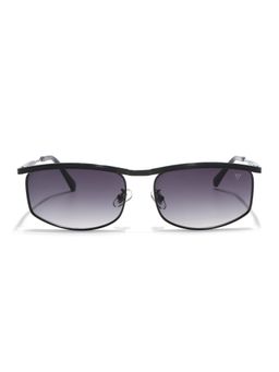 Voyage - Unisex BlackLens with Black Frame Rectangle Sunglasses (MG6901) (51)