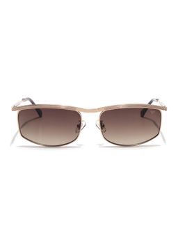 Voyage - Unisex BrownLens with Golden Frame Rectangle Sunglasses (MG6906) (51)