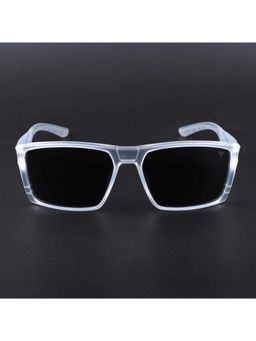 Voyage - Unisex Black Lens with Transparent Frame Square Polarized Sunglasses (PMG6747) (57)