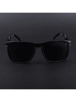 Voyage - Unisex Black Lens with Shine Black Frame Wayfarer Polarized Sunglasses (PMG6753) (60)