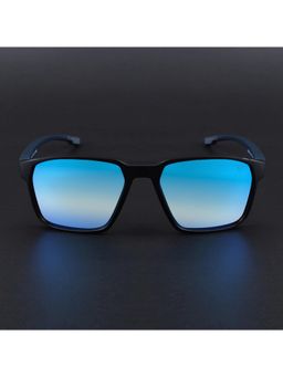 Voyage - Unisex Blue Lens with Black Frame Wayfarer Polarized Sunglasses (PMG6760) (56)