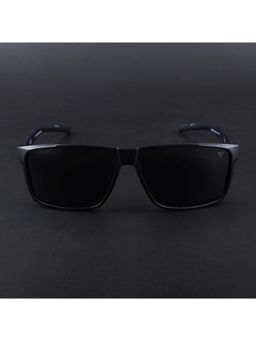 Voyage - Unisex Black Lens with Black Frame Wayfarer Polarized Sunglasses (PMG6783) (59)