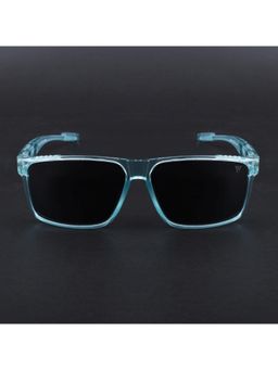 Voyage - Unisex Black Lens with Sea Green Frame Wayfarer Polarized Sunglasses (PMG6788) (59)