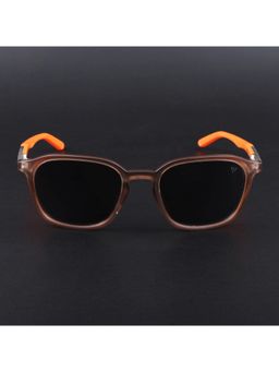 Voyage - Unisex Grey Lens with Brown Frame Square Polarized Sunglasses (PMG6795) (56)