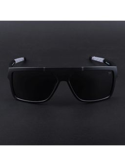 Voyage - Unisex Black Lens with Black Frame Wayfarer Polarized Sunglasses (PMG6802) (58)