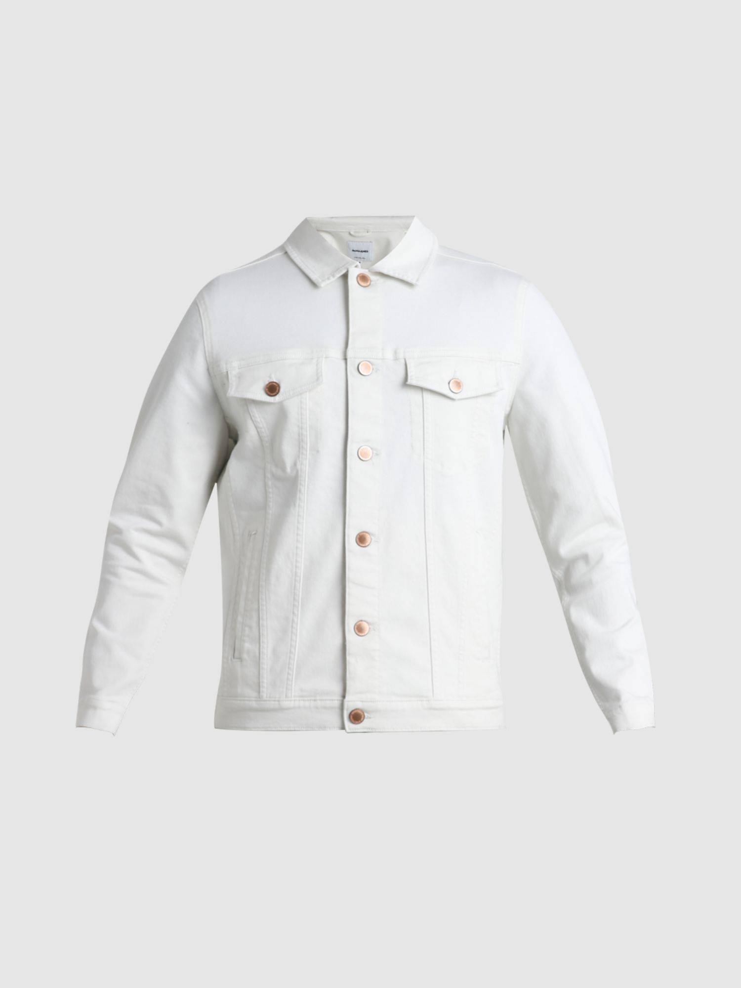 Buy Jack & Jones White Denim Jacket Online