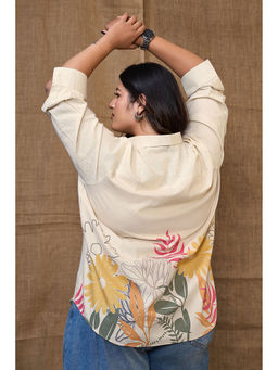 Curvy Lane - Plus Size Stylish Summer Floral Top for Women