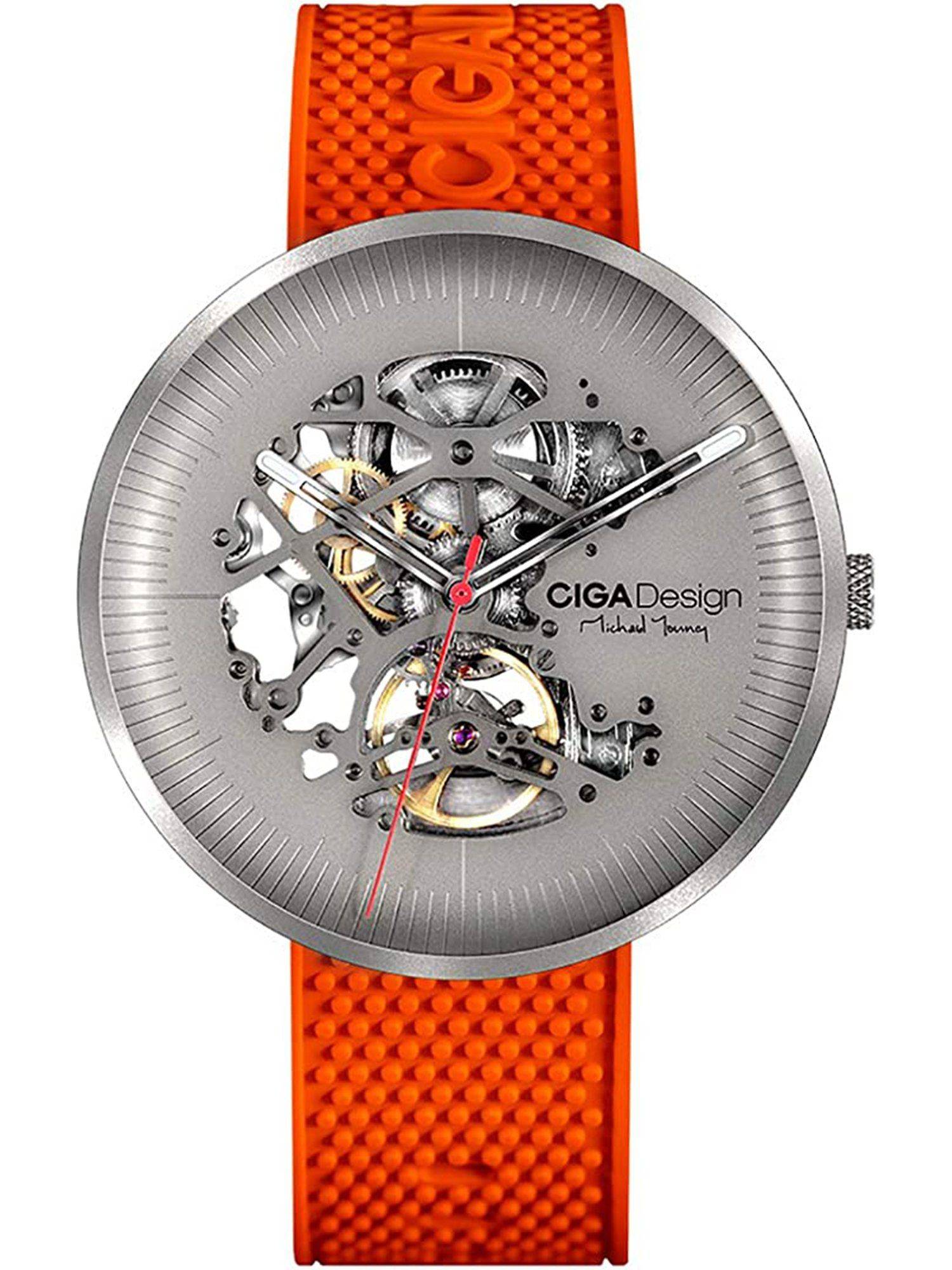 Buy CIGA DESIGN Watch Titanium Case Skeleton Automatic Mechanical