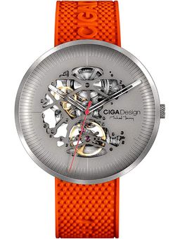 CIGA DESIGN - Watch Titanium Case Skeleton Automatic Mechanical Wristwatch : M031-TITI-W15OG