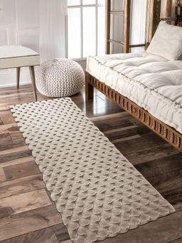 OBSESSIONS - Muffin Solid Bedside Runner Stone