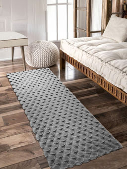 OBSESSIONS - Muffin Solid Bedside Runner Grey